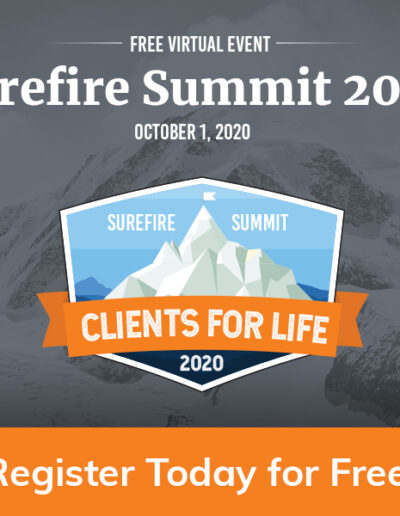 Top of Mind Networks | Surefire Summit Registration Social Post