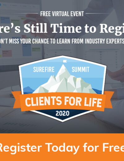 Top of Mind Networks | Surefire Summit Registration Social Post